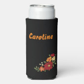 Hola. Spaans thema/senorita/editable naam Seltzer Blikjeskoeler (Seltzer Achterkant)