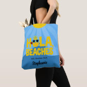 Hola straliseert Cute Pineapple Persoonlijk Tote Bag (Dichtbij)