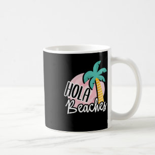 Hola Stranden Palm Tree Beach Zomer vakantie cadea Koffiemok