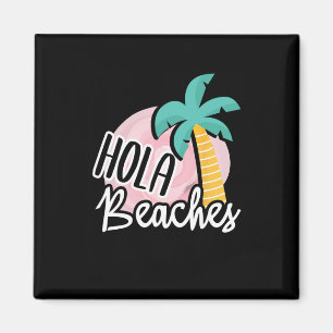 Hola Stranden Palm Tree Beach Zomer vakantie cadea Magneet