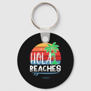 Hola Stranden Shirt Funny Summer Beach Surfboard G Sleutelhanger