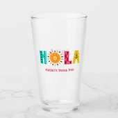 HOLA! Tapas Business editable names en logo's Glas (Voorkant)