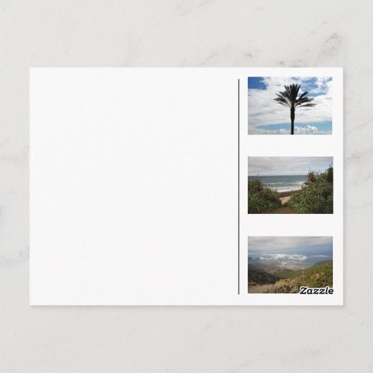 Hola, Tenerife. Briefkaart (Achterkant)