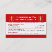 HOLA TENGO MASCOTAS EN CASA VISITEKAARTJE (Achterkant)