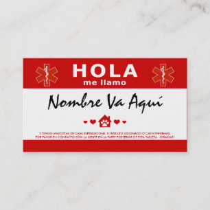 HOLA TENGO MASCOTAS EN CASA VISITEKAARTJE