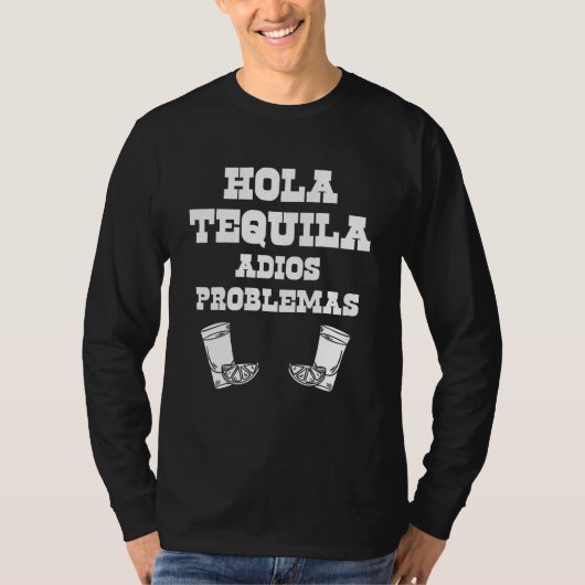 Hola Tequila Limoen Lemon Party Gezegde T-shirt (Voorkant)