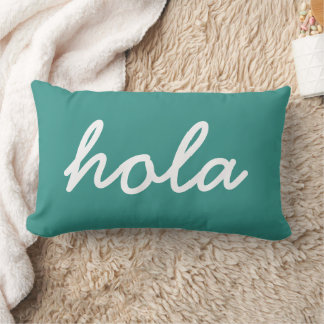Hola Turquoise Sierkussen, moderne woonkamer Kussen