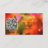 Hola Vallarta Catrinas 1718 QR Code Calling Card Visitekaartje (Achterkant)