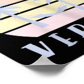 Hola Verano Latino Hispanic Mom Zomer Strand Vacat Poster (Hoek)