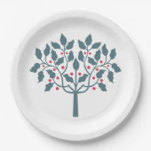 holbeiboom papieren bordje (Voorkant)