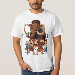 Holbewoner Vader en Zoon Mammoet Jacht T-shirt