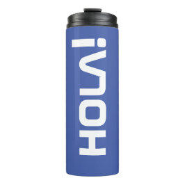 holblauw thermosbeker