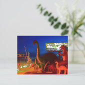 Holbrook Dinosaurs-Rte 66 Briefkaart (Staand voorkant)