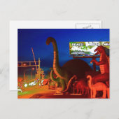 Holbrook Dinosaurs-Rte 66 Briefkaart (Voorkant / Achterkant)