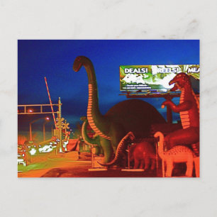 Holbrook Dinosaurs-Rte 66 Briefkaart
