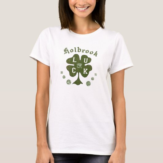 Holbrook Massachusetts Iers T-Shirt (Voorkant)