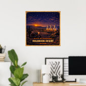 Holbrook Woestijn Arizona Eeuwfeest Poster (Thuiskantoor)
