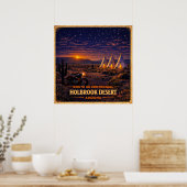 Holbrook Woestijn Arizona Eeuwfeest Poster (Keuken)