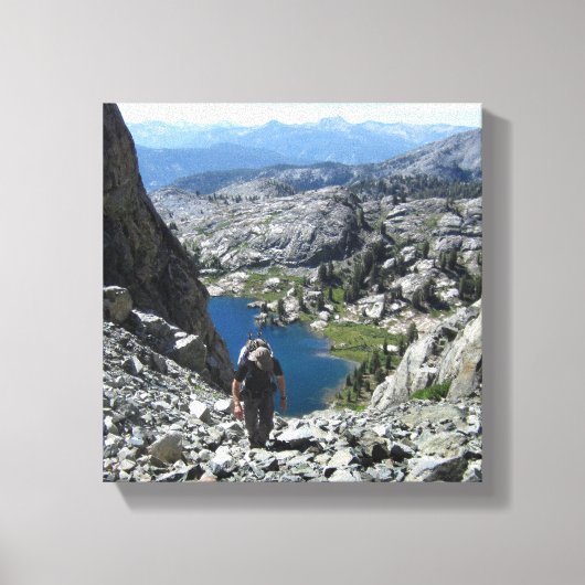 Holcomb Lake - Ansel Adams Wilderness - Sierra Canvas Afdruk (Voorkant)