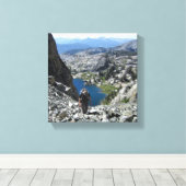 Holcomb Lake - Ansel Adams Wilderness - Sierra Canvas Afdruk (Insitu (Houten vloer))
