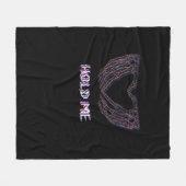 Hold Me Classic - Skeleton Hand Heart Fleece Deken (Voorkant (Horizontaal))