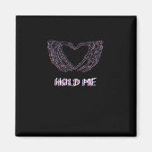Hold Me Classic - Skeleton Hand Heart Magneet (Voorkant)