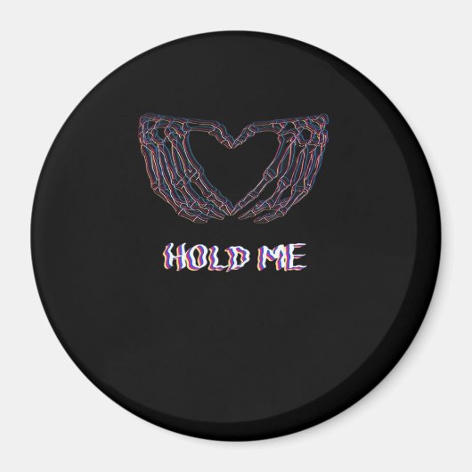 Hold Me Classic - Skeleton Hand Heart Magneet (Voorkant)