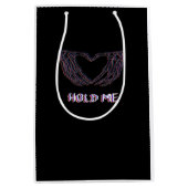 Hold Me Classic - Skeleton Hand Heart Medium Cadeauzakje (Voorkant)