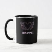 Hold Me Classic - Skeleton Hand Heart Mok (Links)
