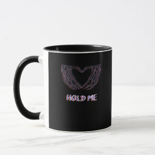 Hold Me Classic - Skeleton Hand Heart Mok