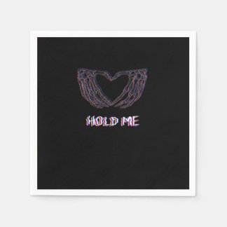 Hold Me Classic - Skeleton Hand Heart Servet