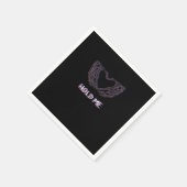 Hold Me Classic - Skeleton Hand Heart Servet (Hoek)