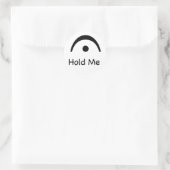 Hold Me Fermata Music Musician Sleutelhanger Ronde Sticker (Tas)