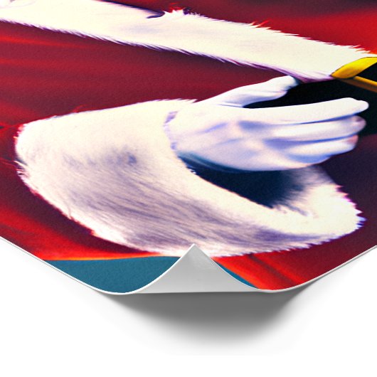 Hold My Beer Christmas Art - Vakantiefeest Digitaa Poster (Hoek)