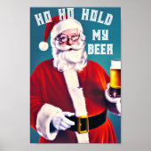 Hold My Beer Christmas Art - Vakantiefeest Digitaa Poster (Voorkant)