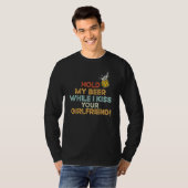 Hold My Beer While I Kiss Your Girlfriend   Beer T-shirt (Voorkant volledig)