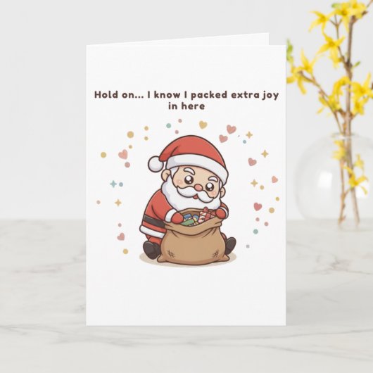 Hold On… I Know I Packed Extra Joy in Here Cute  Kaart (Gele Bloem)