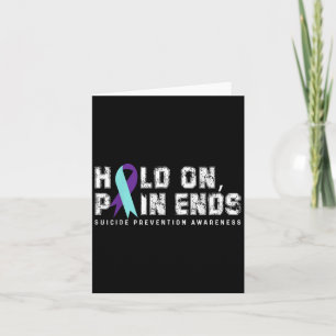 Hold On Pain beëindigt zelfmoordpreventie en bewus Kaart
