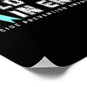 Hold On Pain beëindigt zelfmoordpreventie en bewus Poster (Hoek)