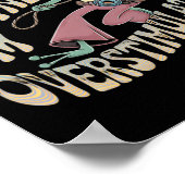 Hold On Partner Cowboy Frog Ik ben overprikkeld Poster (Hoek)