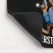 Hold On Partner Ik ben overprikkeld Retro Western Muismat (Hoek)