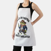 Hold On Partner Ik ben overprikkelde cowboykikker Schort (Insitu)