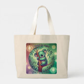 Hold On Tight - Chill Like a Koala Grote Tote Bag (Achterkant)