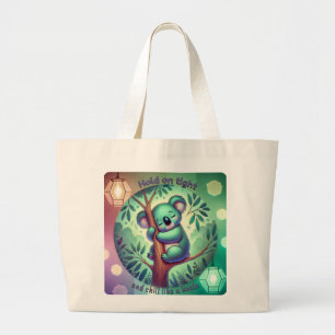Hold On Tight - Chill Like a Koala Grote Tote Bag