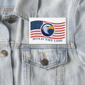 Hold The Line, Amerikaanse vlag en adelaar Button (Insitu)