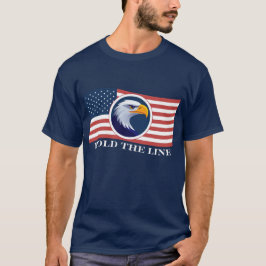 Hold The Line, Amerikaanse vlag en adelaar T-shirt