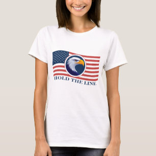 Hold The Line, Amerikaanse vlag en adelaar T-shirt