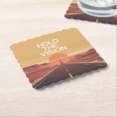 Hold The Vision Kartonnen Onderzetters (Gebogen)