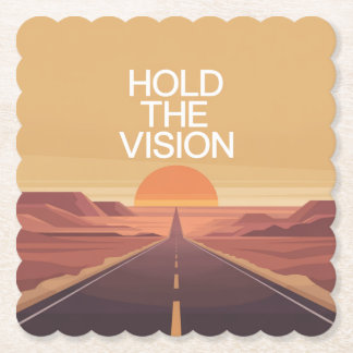 Hold The Vision Kartonnen Onderzetters