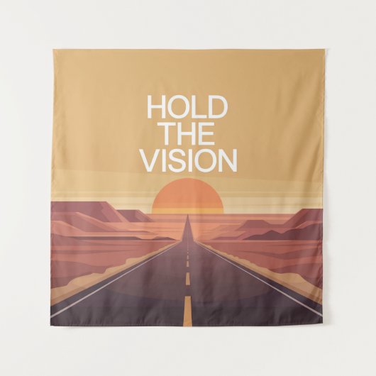 Hold The Vision Wandkleed (Voorkant)